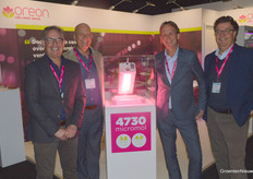 Jan Mol, Bill Whittaker, Peter Barentsen and Arnold de Kievit of Oreon
